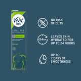 Veet men hair removal cream chest and body normal skin 200ml (British brand)