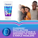 Clearasil multi-action exfoliating scrub 150ml - British product