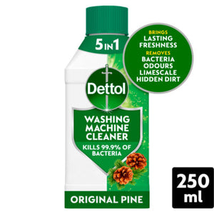 Dettol 5-in-1 Washing Machine Cleaner Original Pine 250ml