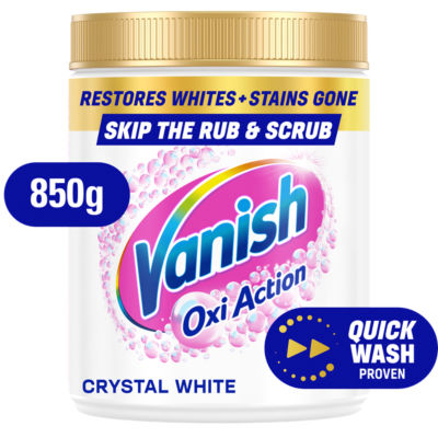 Vanish Gold Fabric Stain Remover Oxi Action Powder, Whites