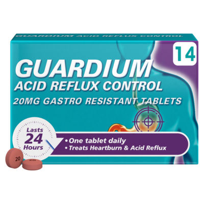 Guardium acid reflux control tablets 14 tablets, UK version