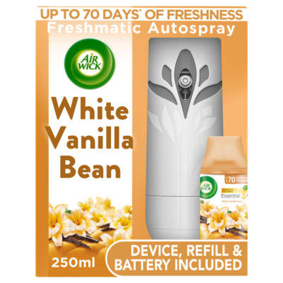 Air Wick automatic air freshener spray White Vanilla Bean 250ml, UK version