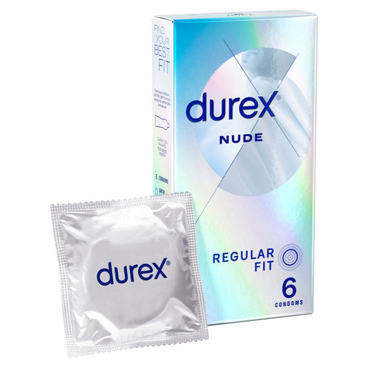 Durex 6 Nude Regular Fit Condoms GOODS ASDA   