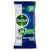 ASDA Dettol Antibacterial Multi Surface Wipes Ocean Fresh 50 Wipes- Buy online at McGrocer
