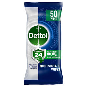 Dettol Antibacterial Wipes Ocean Fresh 50 Wipes - British product