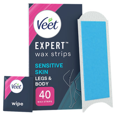 Veet wax strips for legs and body (British brand)