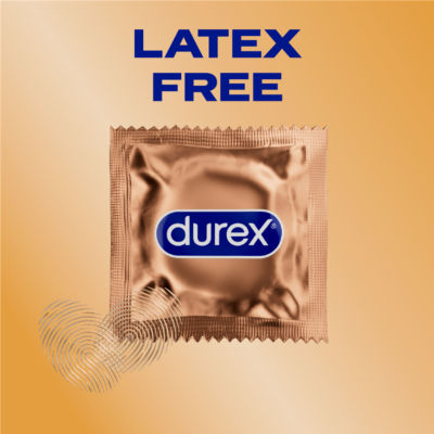 Durex Real Feel latex free condoms 10 pack, imported from the UK