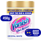 ASDA Vanish Crystal White Oxi Action Stain Remover Powder 450g- Buy online at McGrocer