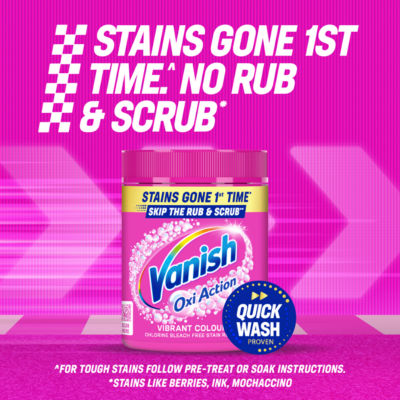 Vanish Gold Oxi Action stain remover powder 2.4kg, UK version