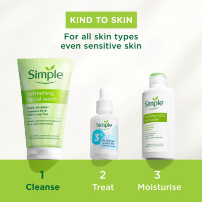 Simple Kind to Skin Refreshing Facial Wash Gel