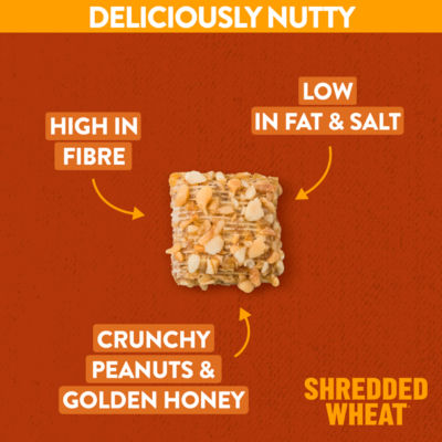 Nestle Shredded Wheat Bitesize Honey & Nut Breakfast Cereal 500g