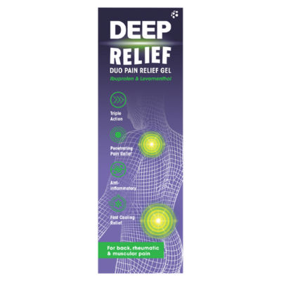 Deep Relief Anti-Inflammatory Gel Ibuprofen Levomenthol 50g - British product
