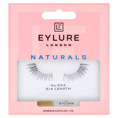 Eylure false eyelashes 3/4 Length Natural 003 - British product
