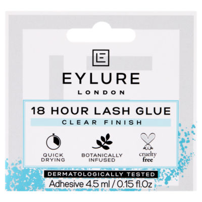 Eylure 18 Hour Lash Glue Clear Finish 4.5ml - British product