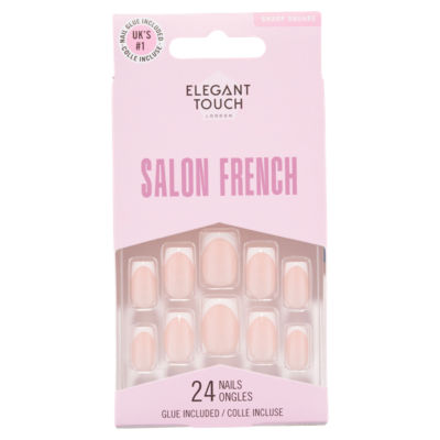 Elegant Touch Salon French 164 nails, imported from the UK