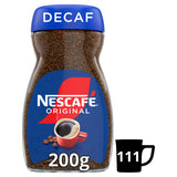 Nescafe Original Decaf instant coffee 190g - British product