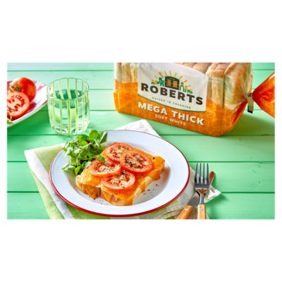Roberts Bakery Mega Thick white bread 800g, imported from the UK