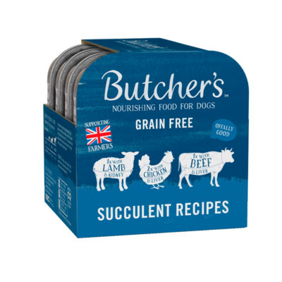 Butcher's Succulent Recipes Grain Free Adult Dog Food Trays