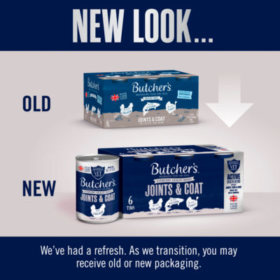 Butcher's Joints And Coat Nourishing Food 390g Tin - British product