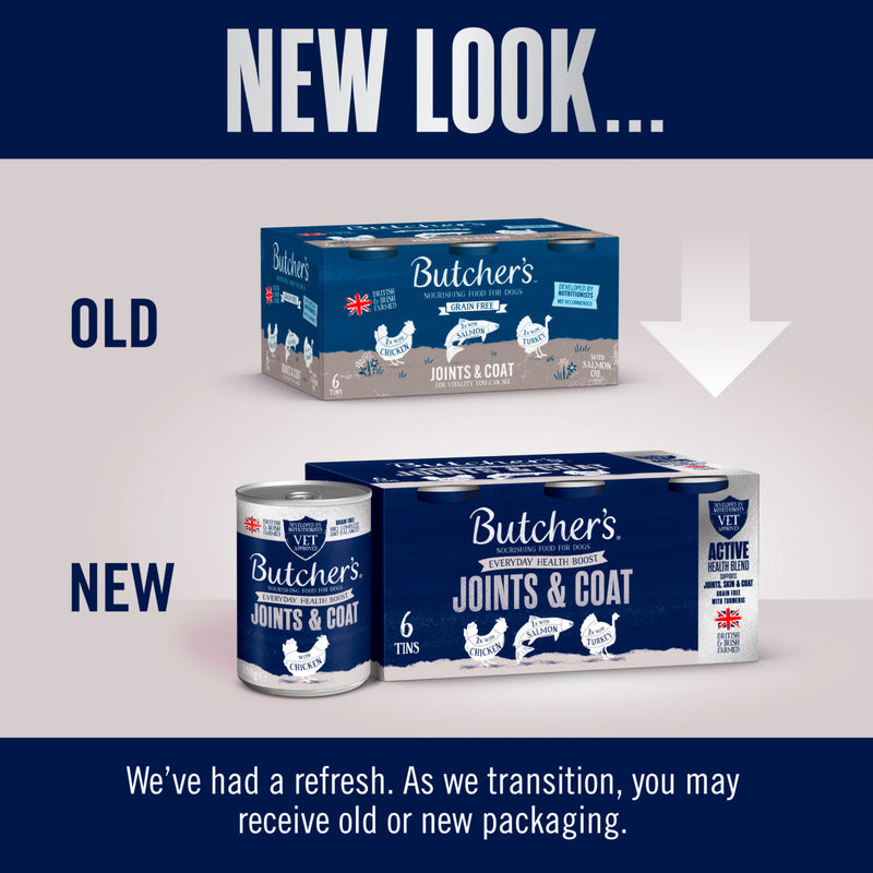 Butcher's Joints And Coat Nourishing Food 390g Tin - British product