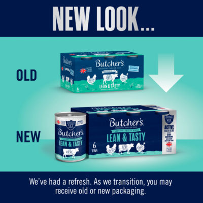 Butchers dog food tins multipack 6x390g - British product