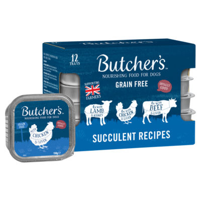 Butcher's wet dog food succulent recipes 12 x 150g - British product