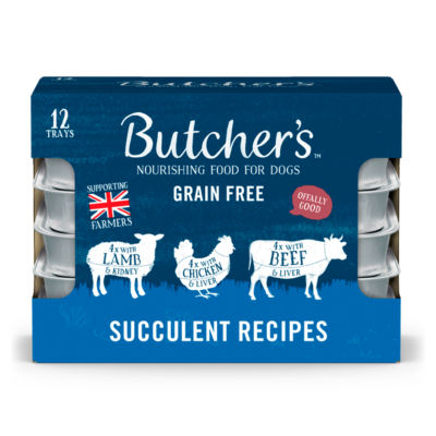 Butcher's wet dog food succulent recipes 12 x 150g - British product