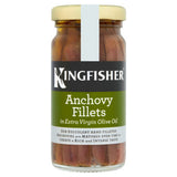 Kingfisher anchovy fillets in extra virgin olive oil 100g, UK version