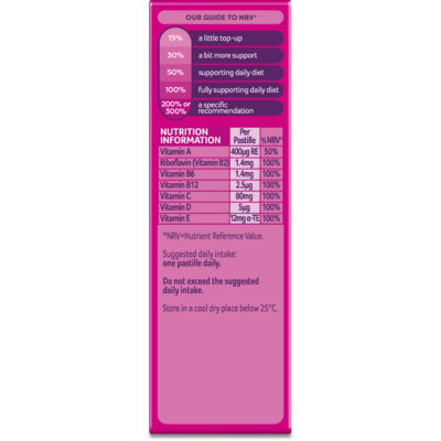 Bassetts multivitamin gummies raspberry flavour 30 gummies - British product