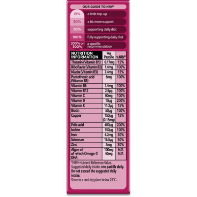 Bassetts Pregnancy Pastilles Strawberry & Orange 30 - British product