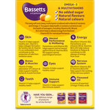 Bassetts Vitamins citrus flavour omega-3 & multivitamin gummies for teens 12-18 years 30 gummies - British product