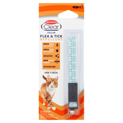Bob Martin clear flea and tick repellent collar 30cm - British product