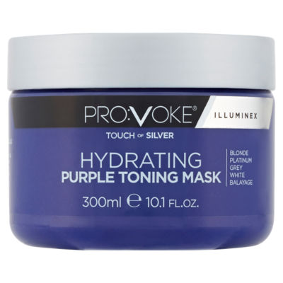 ASDA PRO:VOKE Illuminex Touch of Silver Hydrating Purple Toning Hair Mask 300ml- Buy online at McGrocer