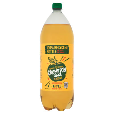 Crumpton Oaks apple medium cider 2 litres - British product