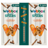 Webbox chicken dog treats sticks 55g (British brand)