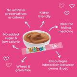 Webbox cat treat with salmon 5 x 15g - British product