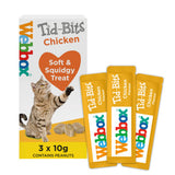 Webbox Tid-Bits Chicken cat treats 30g, UK version