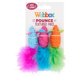 Webbox Pounce Textured Mice cat toy, imported from the UK