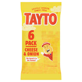 Tayto Cheese & Onion crisps 6 x 25g, imported from the UK