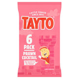 Tayto prawn cocktail potato crisps multipack 6x25g, UK version