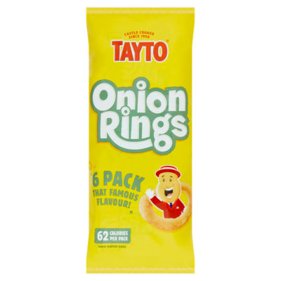 Tayto Onion Rings 6 pack 13g UK version
