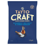 Tayto hand cooked crisps sea salt and cider vinegar 125g, imported from the UK