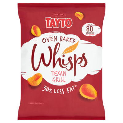 Tayto oven baked Texan Grill corn snacks 85g (British brand)