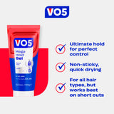 VO5 Mega Hold strong styling gel 200ml (British brand)