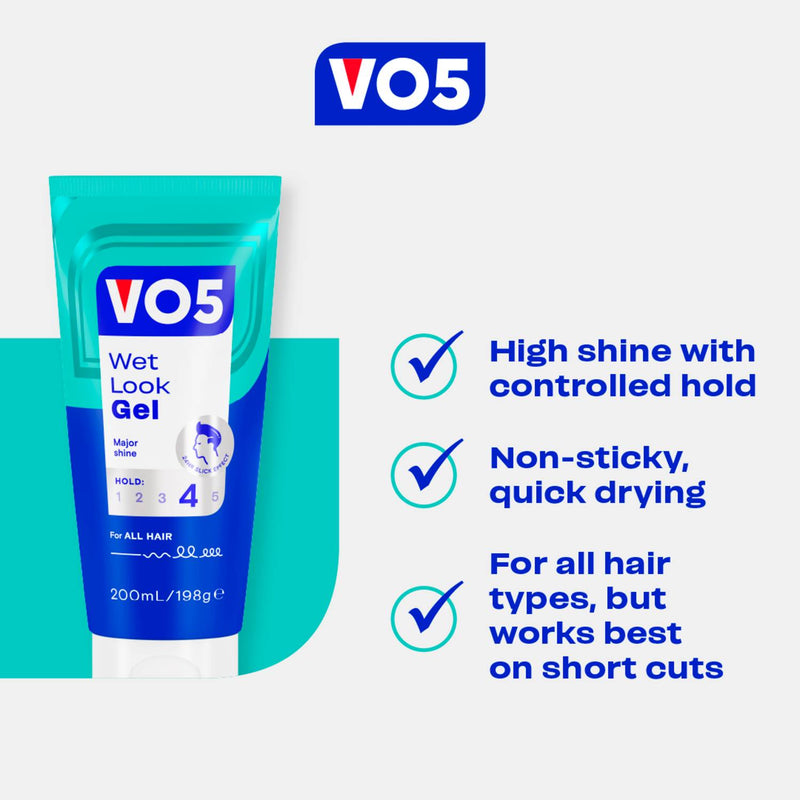 VO5 Wet Look Gel 198g, UK version