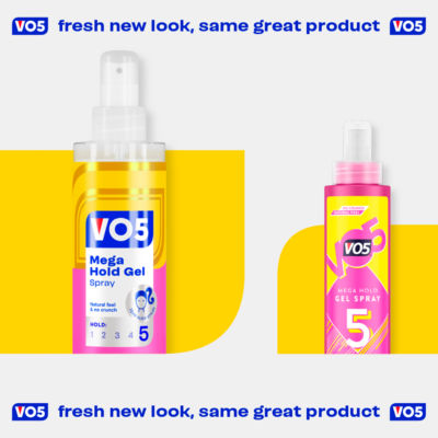 VO5 Mega Hold gel spray 192g (British brand)