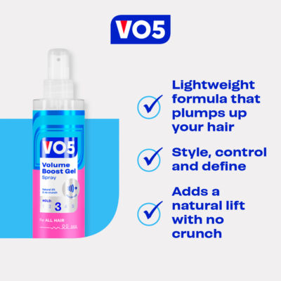 VO5 volume boost gel spray 165g (British brand)