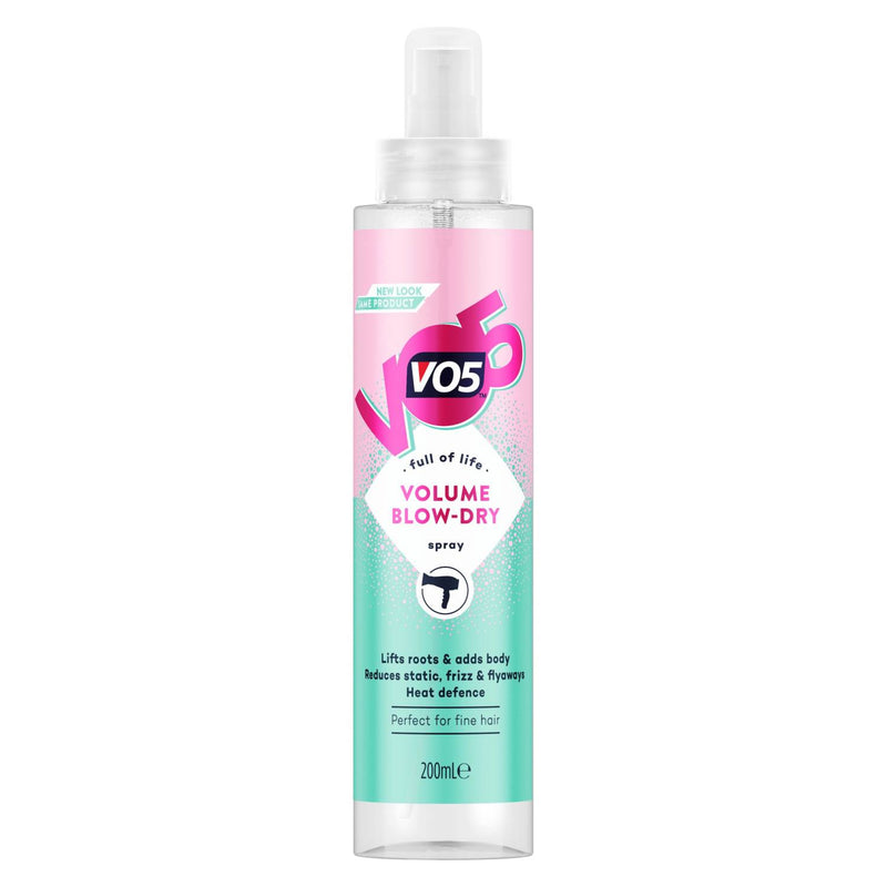 VO5 Volume Blow-Dry Hairspray 200ml (British brand)