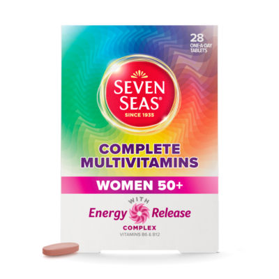 Seven Seas Women 50+ multivitamin supplement 28 tablets (British brand)