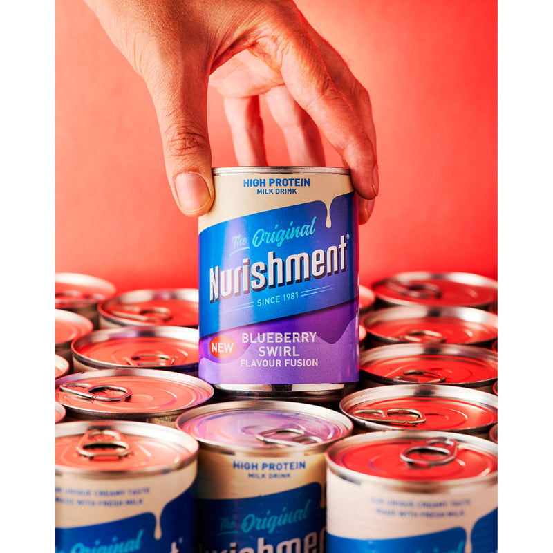 Nurishment Blueberry Swirl milk drink 400g, UK version